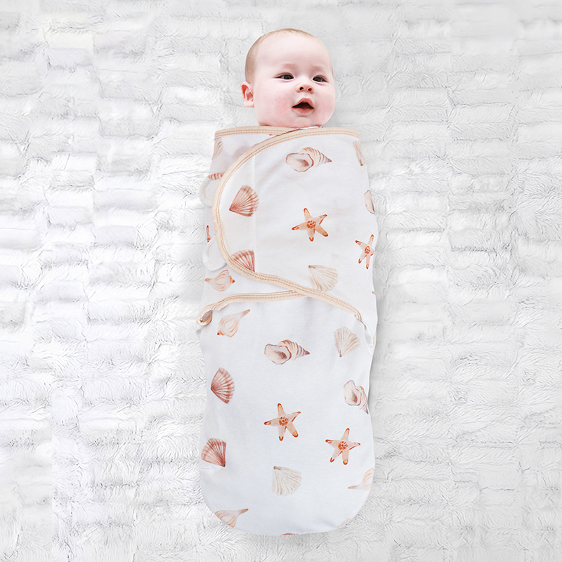 Pătură din bumbac pur pentru nou-născuți, de primăvară și de vară, respirabilă, anti-sărituri, înfășat, prosop, pătură pentru copii