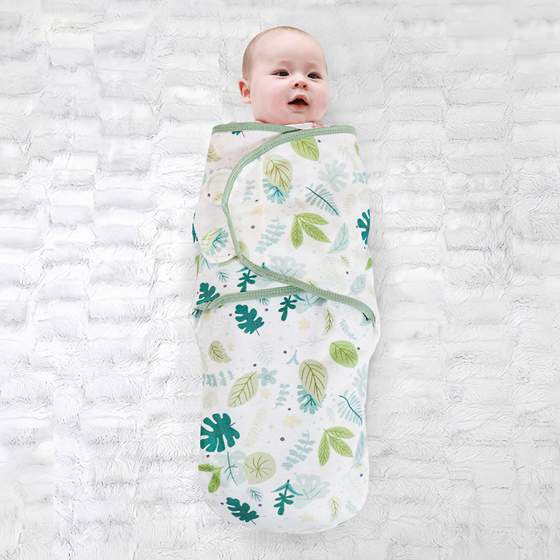 Pătură din bumbac pur pentru nou-născuți, de primăvară și de vară, respirabilă, anti-sărituri, înfășat, prosop, pătură pentru copii
