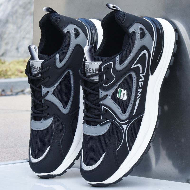 Pantofi sport pentru bărbați, pantofi de călătorie de primăvară și de vară, pantofi de alergare ușori și respirabili, cu talpă moale, plasă, suprafață, adidași transfrontalieri