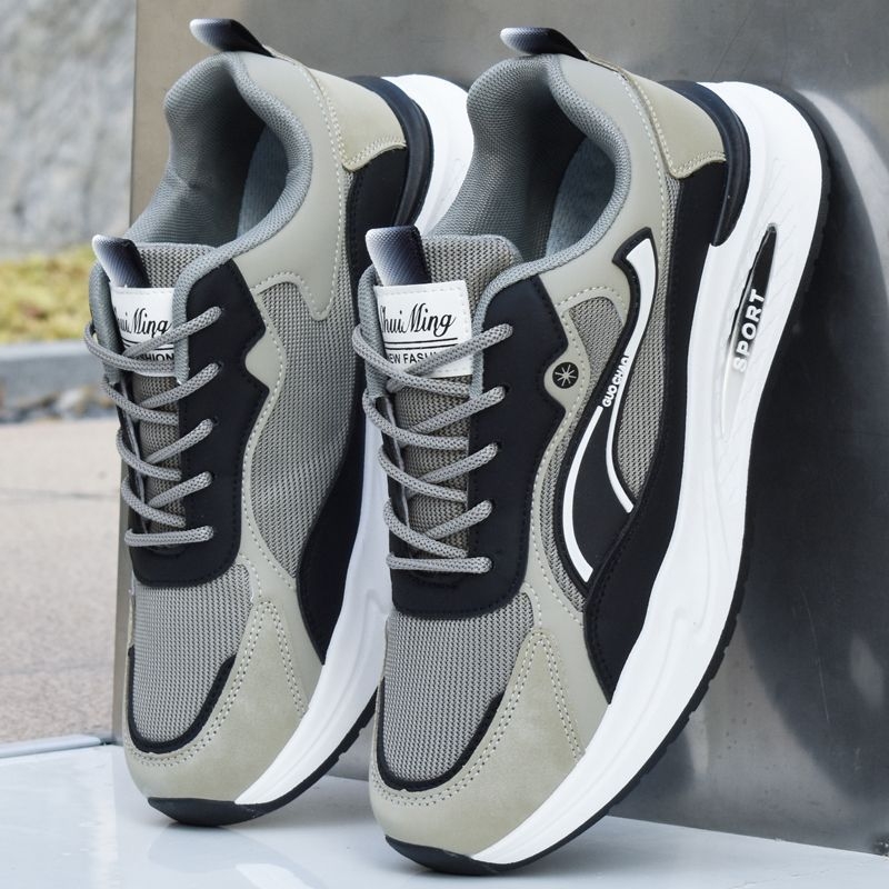 Pantofi sport pentru bărbați, pantofi de călătorie de primăvară și de vară, pantofi de alergare ușori și respirabili, cu talpă moale, plasă, suprafață, adidași transfrontalieri