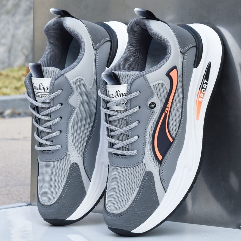 Pantofi sport pentru bărbați, pantofi de călătorie de primăvară și de vară, pantofi de alergare ușori și respirabili, cu talpă moale, plasă, suprafață, adidași transfrontalieri