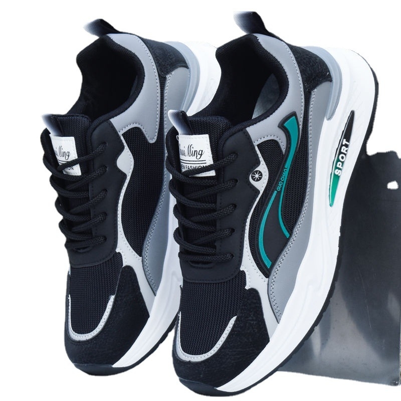 Pantofi sport pentru bărbați, pantofi de călătorie de primăvară și de vară, pantofi de alergare ușori și respirabili, cu talpă moale, plasă, suprafață, adidași transfrontalieri