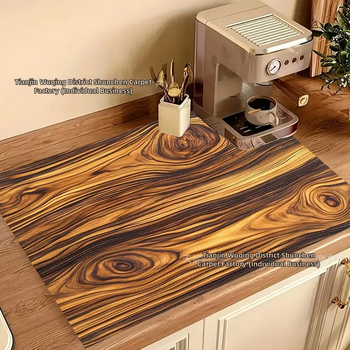 Διασυνοριακό μαξιλάρι αποστράγγισης λάσπης Temu Retro Style Diatom, απορροφητικό μαξιλάρι μηχανής καφέ, μαξιλάρι κουζίνας, μαξιλάρι μόνωσης Amazon Dropshipping