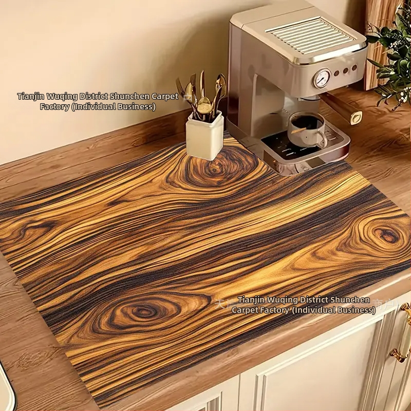 Határokon átnyúló Temu retró stílusú kovaalga iszap leeresztő párna nedvszívó kávéfőző párna konyhai párna Amazon dropshipping szigetelőpárna