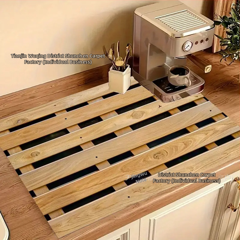 Határokon átnyúló Temu retró stílusú kovaalga iszap leeresztő párna nedvszívó kávéfőző párna konyhai párna Amazon dropshipping szigetelőpárna