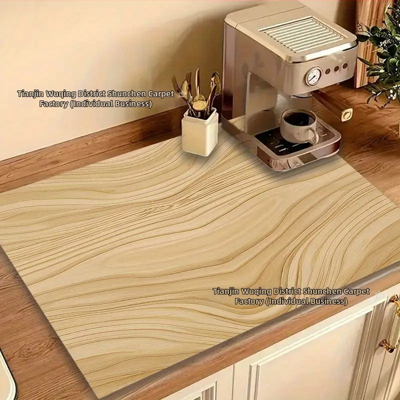 Határokon átnyúló Temu retró stílusú kovaalga iszap leeresztő párna nedvszívó kávéfőző párna konyhai párna Amazon dropshipping szigetelőpárna