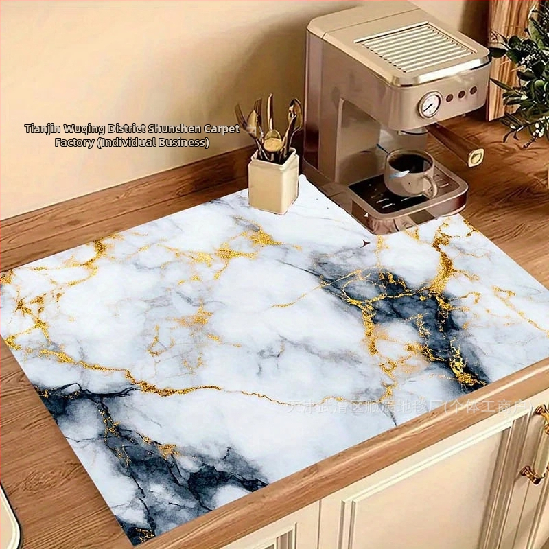 Határokon átnyúló Temu retró stílusú kovaalga iszap leeresztő párna nedvszívó kávéfőző párna konyhai párna Amazon dropshipping szigetelőpárna