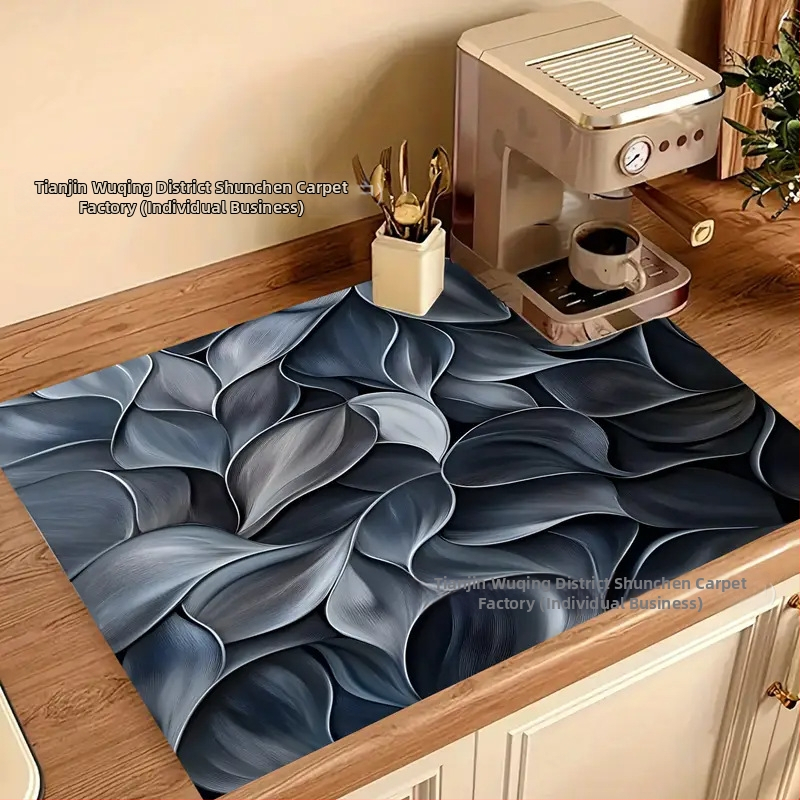 Határokon átnyúló Temu retró stílusú kovaalga iszap leeresztő párna nedvszívó kávéfőző párna konyhai párna Amazon dropshipping szigetelőpárna