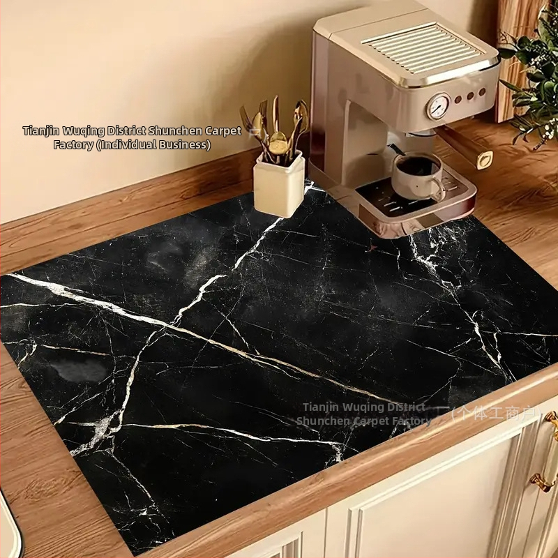 Határokon átnyúló Temu retró stílusú kovaalga iszap leeresztő párna nedvszívó kávéfőző párna konyhai párna Amazon dropshipping szigetelőpárna