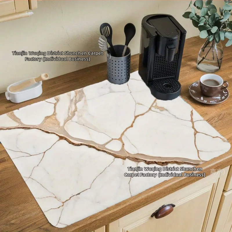 Határokon átnyúló Temu retró stílusú kovaalga iszap leeresztő párna nedvszívó kávéfőző párna konyhai párna Amazon dropshipping szigetelőpárna