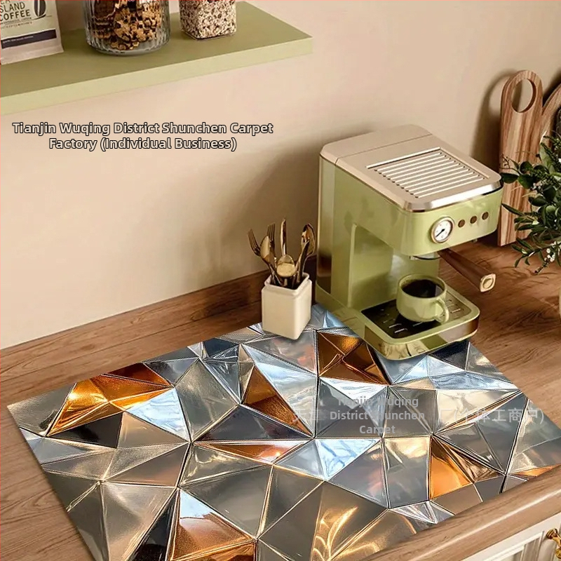 Határokon átnyúló Temu retró stílusú kovaalga iszap leeresztő párna nedvszívó kávéfőző párna konyhai párna Amazon dropshipping szigetelőpárna