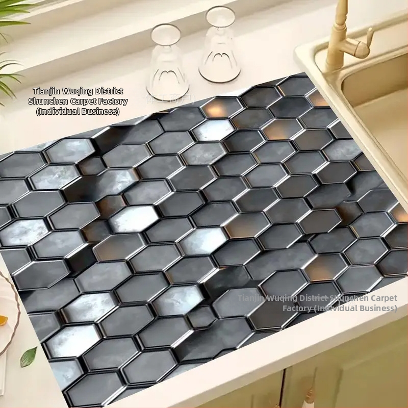 Határokon átnyúló Temu retró stílusú kovaalga iszap leeresztő párna nedvszívó kávéfőző párna konyhai párna Amazon dropshipping szigetelőpárna