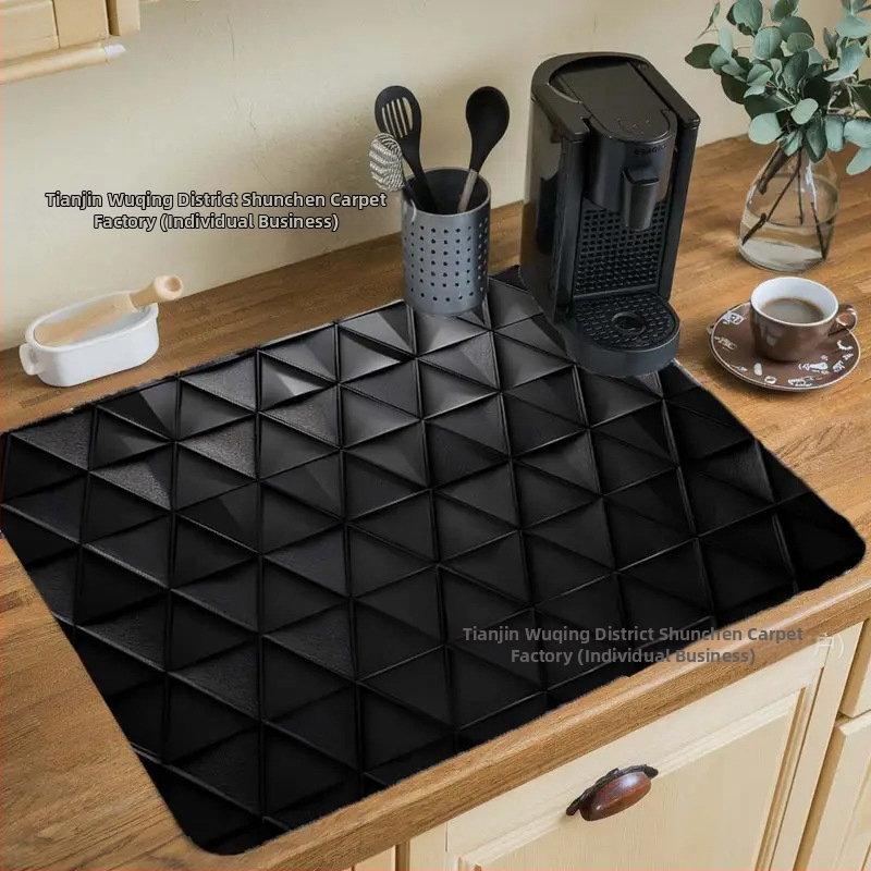 Határokon átnyúló Temu retró stílusú kovaalga iszap leeresztő párna nedvszívó kávéfőző párna konyhai párna Amazon dropshipping szigetelőpárna