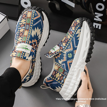 Pantofi sport pentru bărbați, primăvara 2025, design nou la modă, pantofi din pânză Sense, pantofi sport pentru bărbați, talpă groasă, pantofi sport cu alunecare sporită