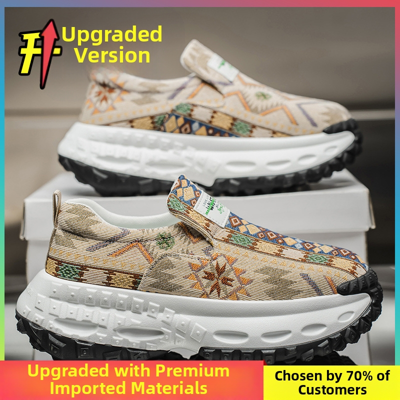 Pantofi sport pentru bărbați, primăvara 2025, design nou la modă, pantofi din pânză Sense, pantofi sport pentru bărbați, talpă groasă, pantofi sport cu alunecare sporită