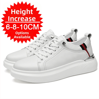 2022 την άνοιξη και το καλοκαίρι αυξημένα ανδρικά παπούτσια 10CM casual παπούτσια σανίδας αόρατα αυξημένα παπούτσια 8 casual λευκά παπούτσια sneaker 6