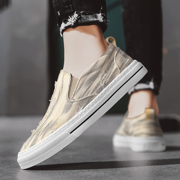 Ευρωπαϊκά Ανδρικά Παπούτσια Live Spring Υψηλής Ποιότητας, Casual Slip-On, Μοντέρνα, Φοιτητικά, Πολυχρηστικά, Παπούτσια Μπαμπά με Χοντρή Σόλα που Αυξάνουν το Ύψος