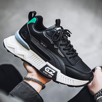 Παπούτσια Putian Ανδρικά Δερμάτινα Αδιάβροχα, Ανθεκτικά στη φθορά, Αθλητικά Τρέξιμο, Αντιολισθητικά, Φυσική Κατάρτιση, Casual, Forrest Gump, Μοντέρνα Παπούτσια