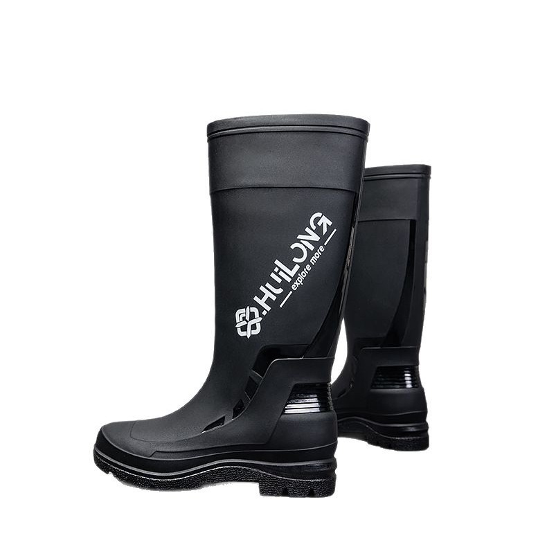 Aukštakulniai guminiai batai vyrams, suaugusiųjų vandeniui atsparūs batai, neslystantys žvejų batai, žygio batai, ilgi guminiai batai, vyriški guminiai batai