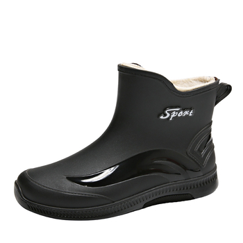 2025 νέα μόδα αδιάβροχα αντιολισθητικά παπούτσια νερού κουζίνας κοντό σωλήνα παχύρρευστο ανθεκτικό στη φθορά take-out πλύσιμο αυτοκινήτων αλιεία παπούτσια βροχής άνδρες