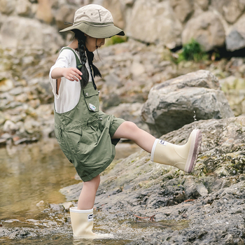 Laste kummist saapad Korea stiilis, moekad poisid ja tüdrukud, lasteaia beebi veekindlad kingakatted, kingad keskmise suurusega ja suurtele lastele, libisemiskindlad kummist saapad