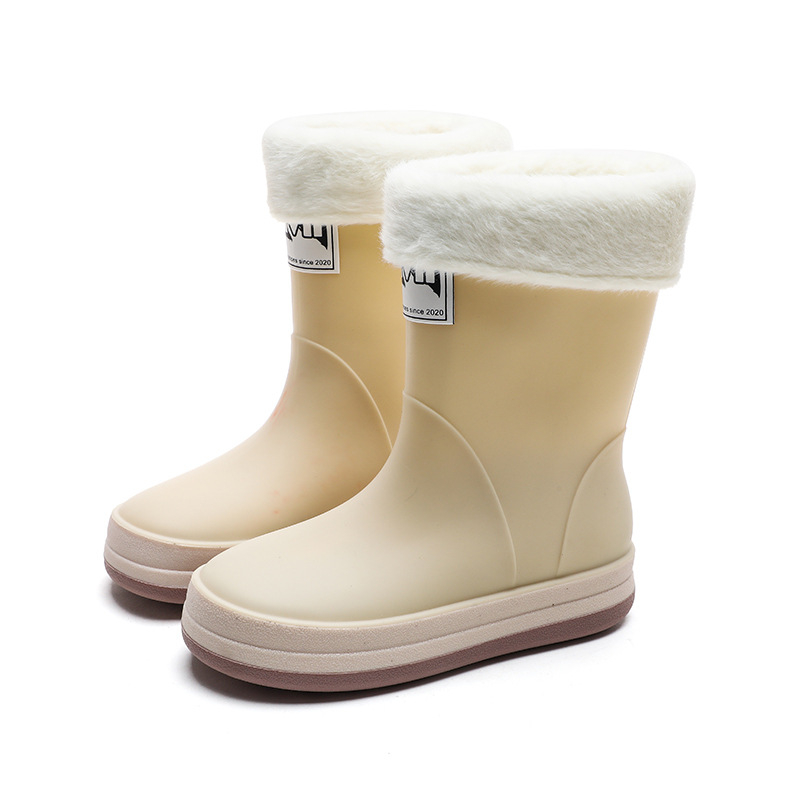 Laste kummist saapad Korea stiilis, moekad poisid ja tüdrukud, lasteaia beebi veekindlad kingakatted, kingad keskmise suurusega ja suurtele lastele, libisemiskindlad kummist saapad