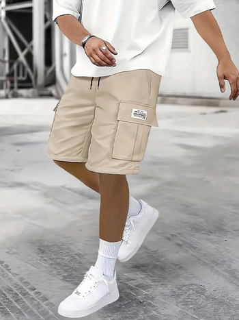 Ανδρικά καλοκαιρινά, casual σορτς, σε ευρωπαϊκά μεγέθη, μοντέρνα, ίσια παντελόνια, casual, μονόχρωμα παντελόνια, σε όλα τα χρώματα, σε ίσια γραμμή, σε διασυνοριακό μέγεθος