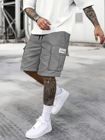 Ανδρικά καλοκαιρινά, casual σορτς, σε ευρωπαϊκά μεγέθη, μοντέρνα, ίσια παντελόνια, casual, μονόχρωμα παντελόνια, σε όλα τα χρώματα, σε ίσια γραμμή, σε διασυνοριακό μέγεθος