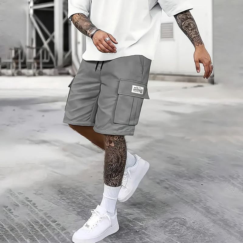 Ανδρικά καλοκαιρινά, casual σορτς, σε ευρωπαϊκά μεγέθη, μοντέρνα, ίσια παντελόνια, casual, μονόχρωμα παντελόνια, σε όλα τα χρώματα, σε ίσια γραμμή, σε διασυνοριακό μέγεθος