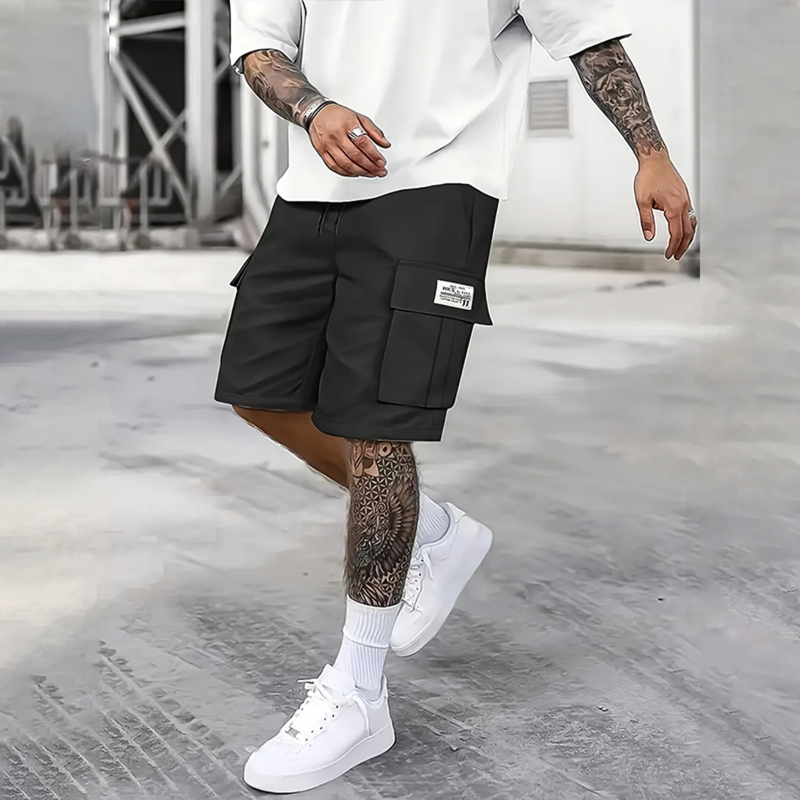 Ανδρικά καλοκαιρινά, casual σορτς, σε ευρωπαϊκά μεγέθη, μοντέρνα, ίσια παντελόνια, casual, μονόχρωμα παντελόνια, σε όλα τα χρώματα, σε ίσια γραμμή, σε διασυνοριακό μέγεθος