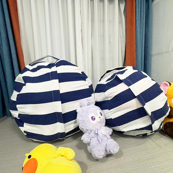 Dječja plišana torba za pohranu igračaka, kreativna dječja vreća za sjedenje, kauč velikog kapaciteta, torba za pohranu popluna s patentnim zatvaračem za putovanja