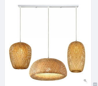 Bambusest lühtri Hiina zen-teetoa lamp Kagu-Aasia restorani hotelli kodumajapidamise stiilis Jaapani bambusest kuuma poti lamp