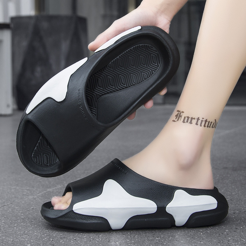 Pantofi la modă transfrontalieri pentru bărbați și femei, papuci de plajă, pantofi casual pentru cupluri, papuci de baie Eva pentru casă, comerț exterior 2025