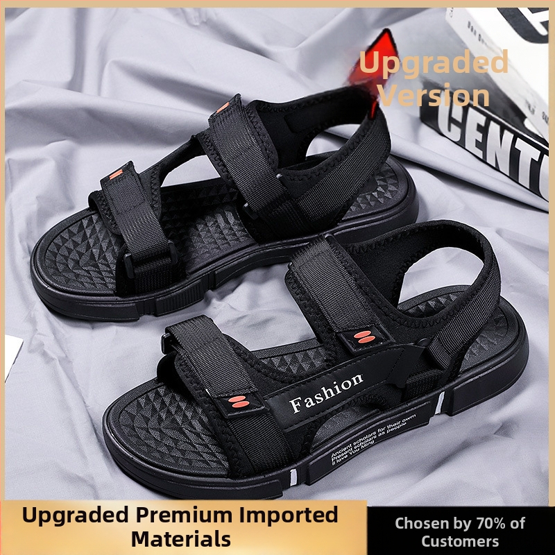 Vyriškos basutės 2025 m. Naujos vasaros viršutiniai drabužiai minkštu padu neslystantys sportiniai vairavimo basutės laisvalaikio paplūdimio batai