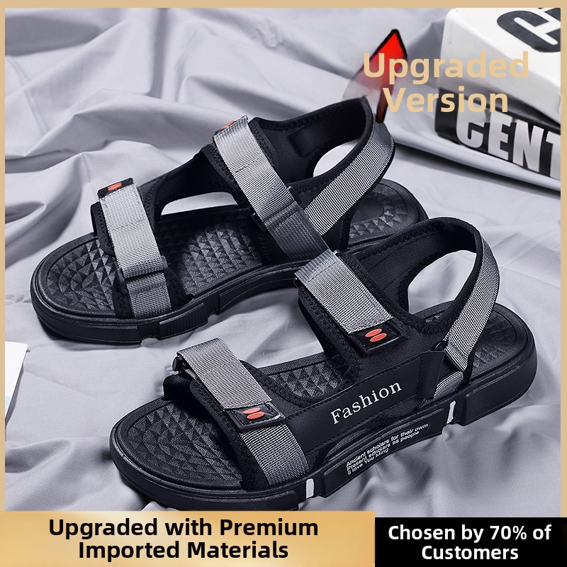 Vyriškos basutės 2025 m. Naujos vasaros viršutiniai drabužiai minkštu padu neslystantys sportiniai vairavimo basutės laisvalaikio paplūdimio batai