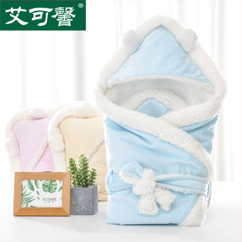 Pătură pentru bebeluși de iarnă îngroșată, sac de dormit pentru nou-născuți, pătură caldă de toamnă și de iarnă, produse super moi pentru nou-născuți