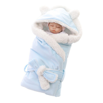 Pătură pentru bebeluși de iarnă îngroșată, sac de dormit pentru nou-născuți, pătură caldă de toamnă și de iarnă, produse super moi pentru nou-născuți