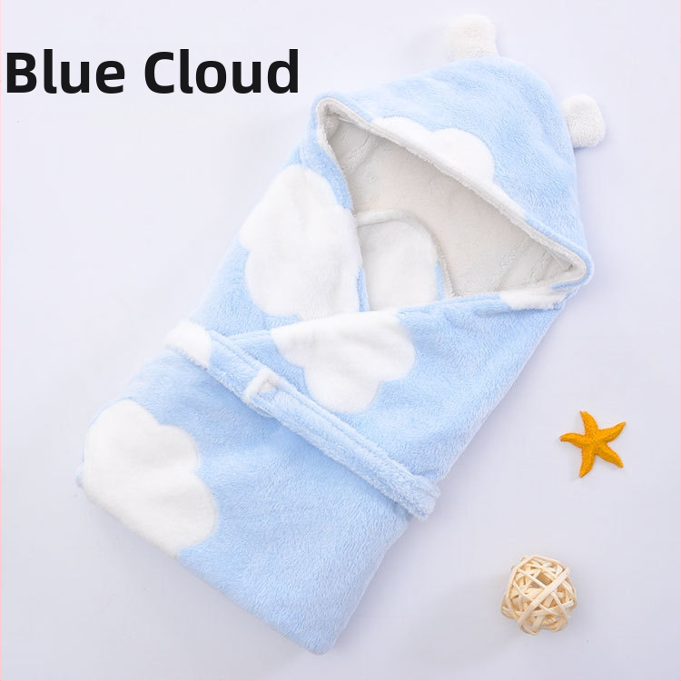 Pătură pentru bebeluși de iarnă îngroșată, sac de dormit pentru nou-născuți, pătură caldă de toamnă și de iarnă, produse super moi pentru nou-născuți