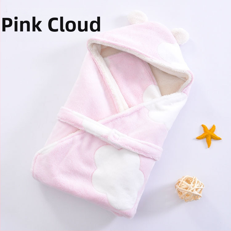 Pătură pentru bebeluși de iarnă îngroșată, sac de dormit pentru nou-născuți, pătură caldă de toamnă și de iarnă, produse super moi pentru nou-născuți