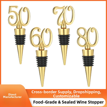 Tarpvalstybinis skaitmeninis raudonojo vyno kamštis maistiniam vynuogių vyno konservavimui, sandarinimo kamštis vyno buteliui, gimtadieniui, vestuvių vakarėliui, maža dovana