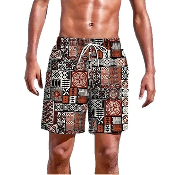 Piiriülene Euroopa ja Ameerika eksport 2025. aasta vabaaja mood lahedad kvaliteetsed ruudulise mustriga meeste vabaaja lühikesed püksid