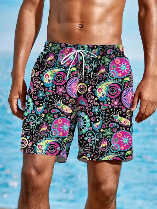 Piiriülene Euroopa ja Ameerika eksport 2025. aasta vabaaja mood lahedad kvaliteetsed ruudulise mustriga meeste vabaaja lühikesed püksid