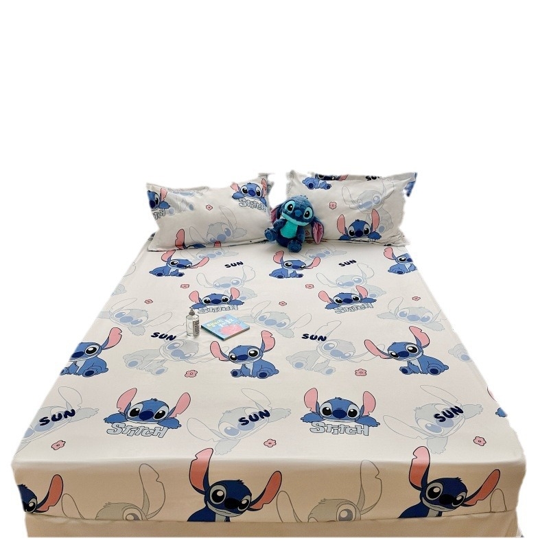 Užsienio prekyba „Dini“ skalbtos medvilnės lovatiesės užvalkalas, trijų dalių animacinis čiužinys, nešvarus lovatiesės apsauginis užvalkalas, viskas įskaičiuota, didmeninė prekyba