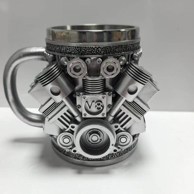 2025 Popularni Mark Creative Resin Nehrđajući čelik Personalizirani Vino Kava Poklon Ukrasi Proizvođač Stereo
