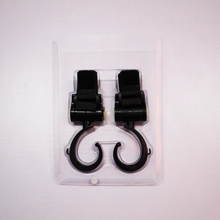 Jalutuskäru konks, laste jalutuskäru konksu lisatarvik, 360-kraadine pöörlev suur konks, vihmavarju jalutuskäru takjakinnitusega konks, 2 tk