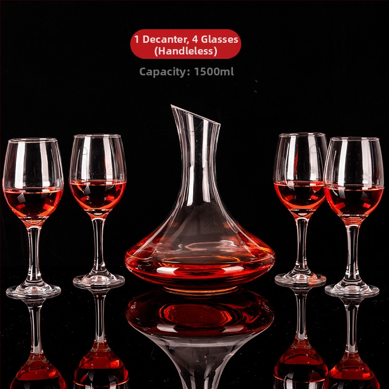 Gyári nagykereskedelmi vörösboros pohár, egy generációnyi különféle borospohár vörösboros dekanter borospohár készlet