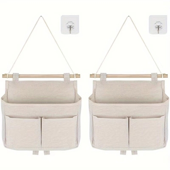 Piiriülene puuvillase ja linase hoiukott, rippkott, virnastatav kanga hoiustamine ja viimistlemine, riputatav hoiukott, sildistamiseta