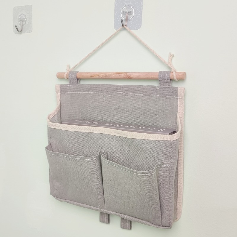 Piiriülene puuvillase ja linase hoiukott, rippkott, virnastatav kanga hoiustamine ja viimistlemine, riputatav hoiukott, sildistamiseta