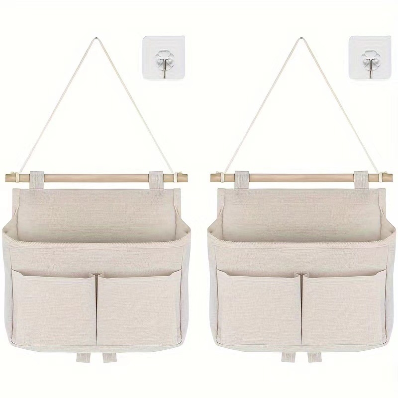 Piiriülene puuvillase ja linase hoiukott, rippkott, virnastatav kanga hoiustamine ja viimistlemine, riputatav hoiukott, sildistamiseta