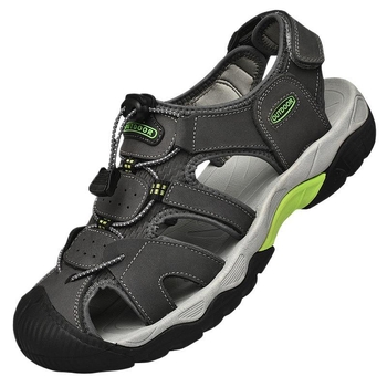 2025 m. nauji vyriški sandalai, vasariniai, vyriški, natūralios odos, vairavimo viršutiniai drabužiai, vyriški lauko sporto ir laisvalaikio batai, „Baotou“ paplūdimio batai